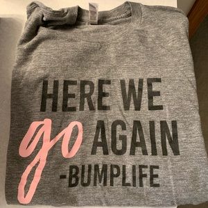 Pregnancy Announcement Large Maternity T-Shirt